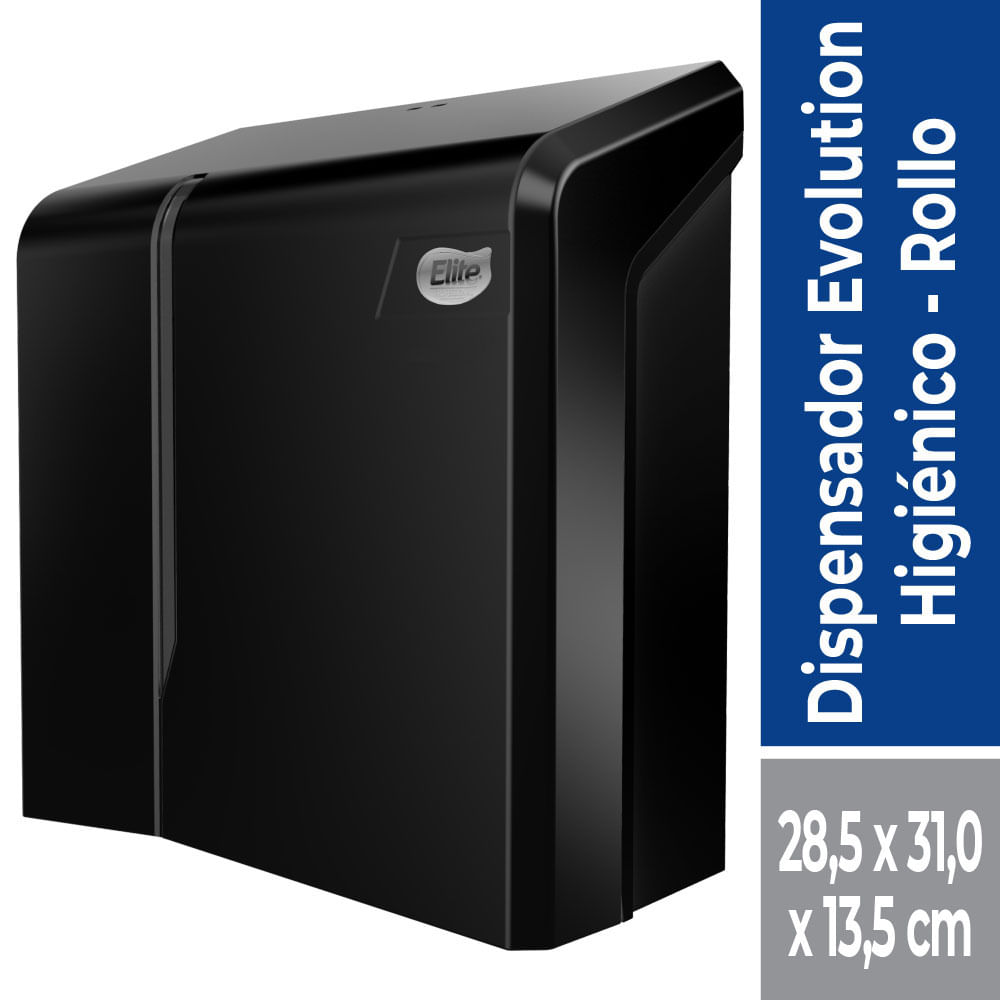 Dispenser P/Jabon Liq. Evolution Negro Dispensadores Argentinos 1 Un