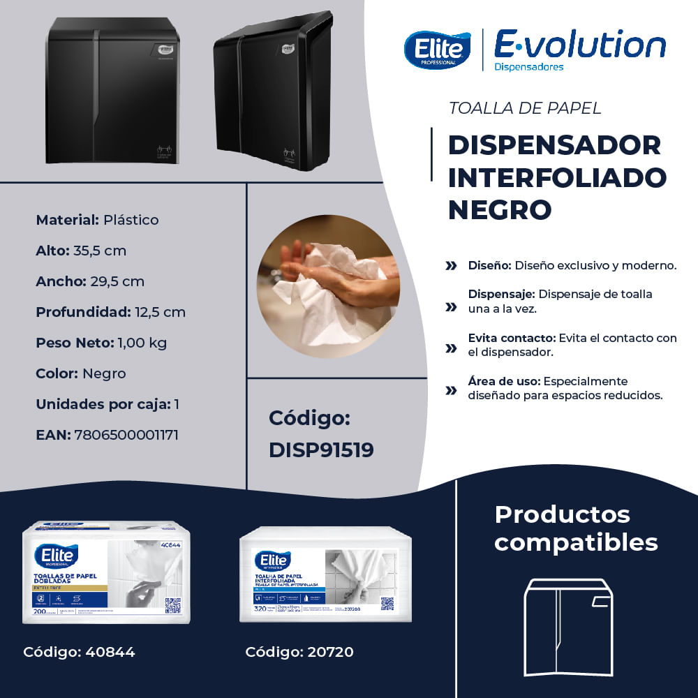 Dispenser Profesional Toallas Premium I Felpita 1 Un