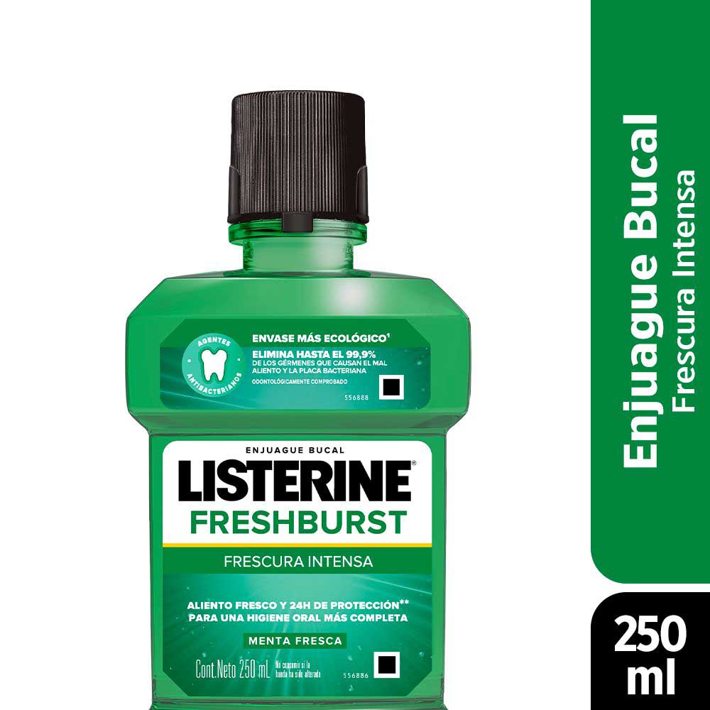 Enjuague Bucal Freshburst Frescura Inte Listerine 250 ml