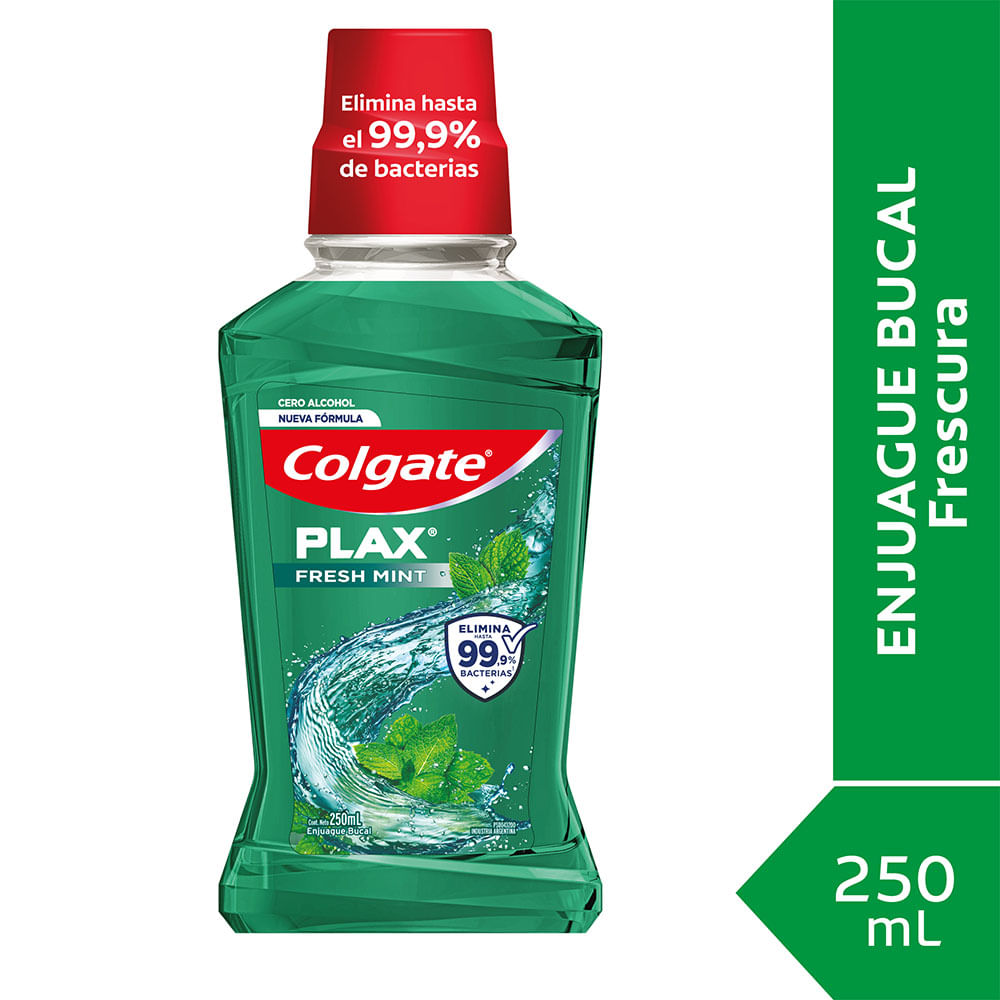Enjuague Bucal Plax Fresh Mint Colgate 250 ml
