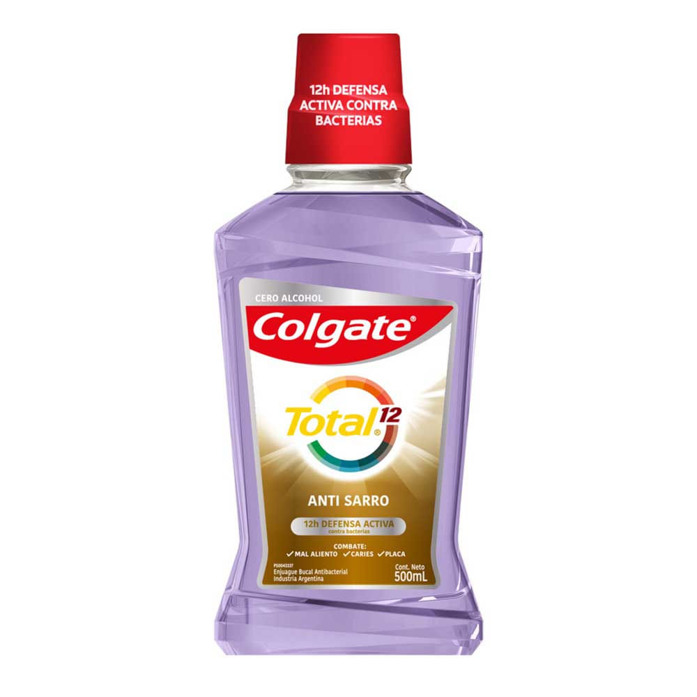 Enjuague Bucal Total 12 Anti Sarro Colgate 500 ml
