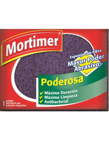 Esponja Doble Cuadriculada Mortimer 1 Un