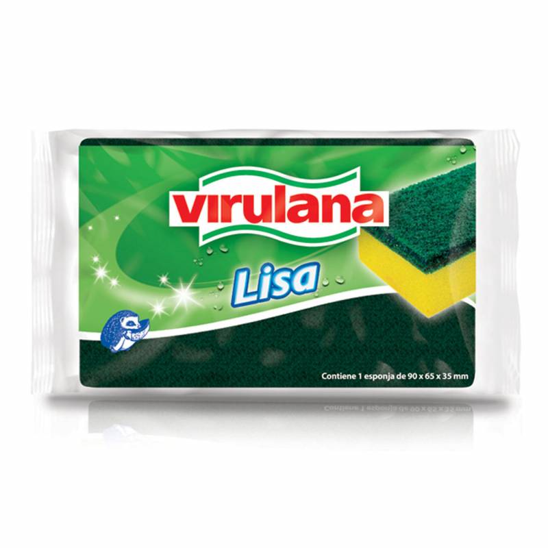 Esponja Fibra Lisa Virulana 1 Un