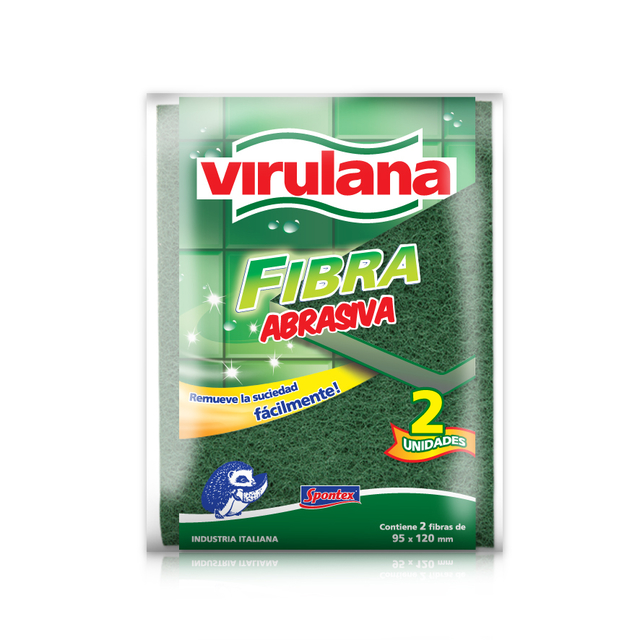 Fibra Abrasiva Verde x2 Virulana 2 Un