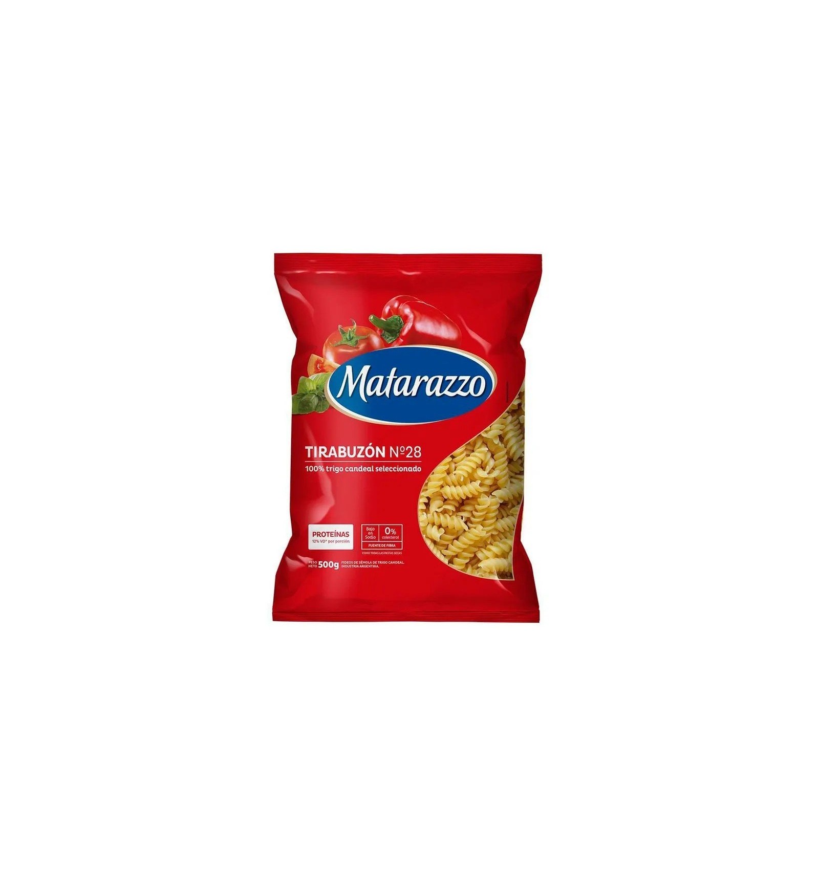 Fideos Tirabuzón N°28 Matarazzo 500 Grs