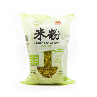 Fideos de Harina de Arroz C/Espinaca Padoan 500 Grs