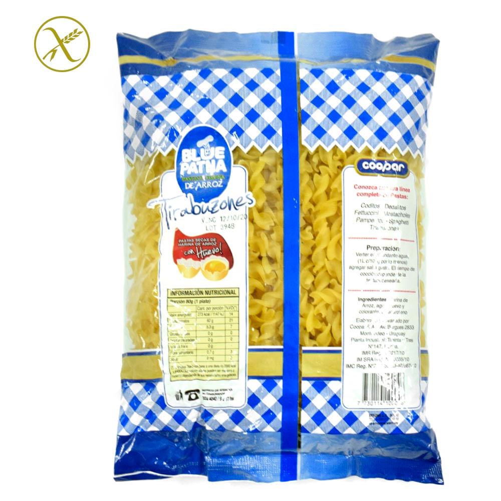 Fideos de Harina de Arroz Clasicos Padoan 500 Grs