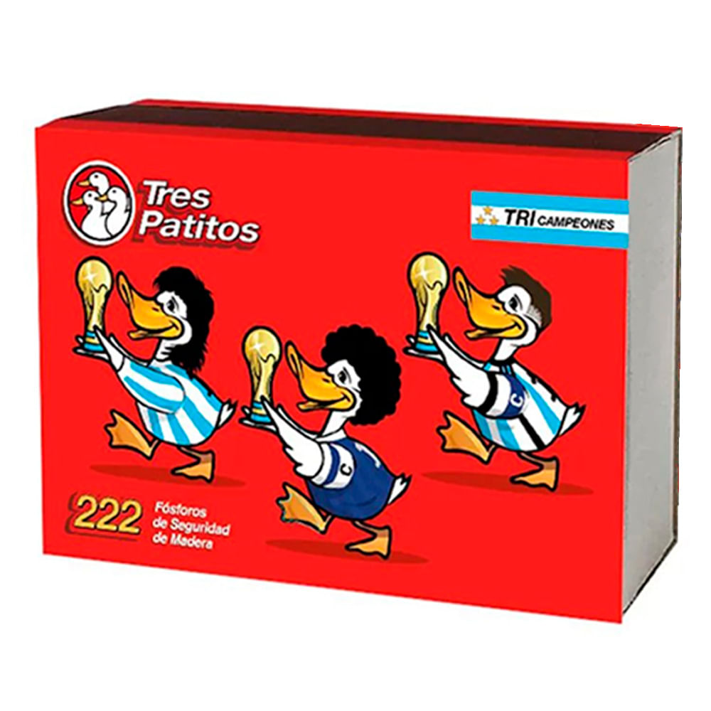 Fosforos TriCampeones Tres Patitos 222 Un