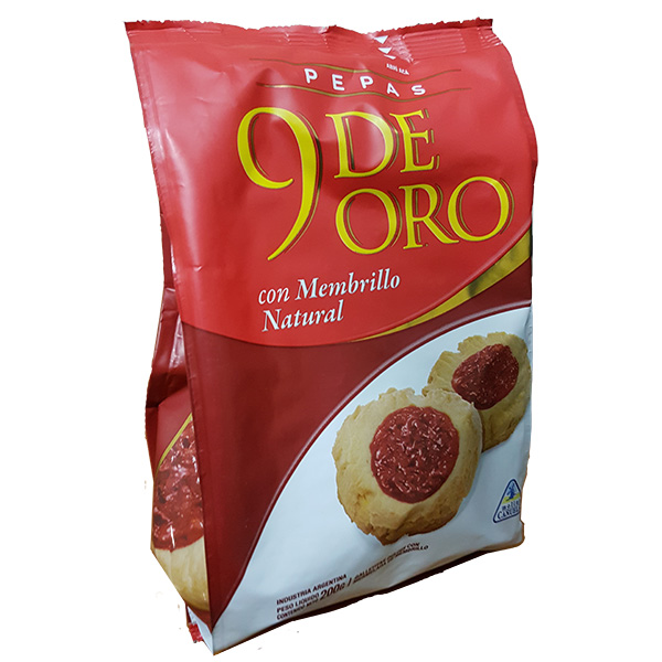 Galletas Brigitte Vainilla C/Relleno de 9 de Oro 120 Grs