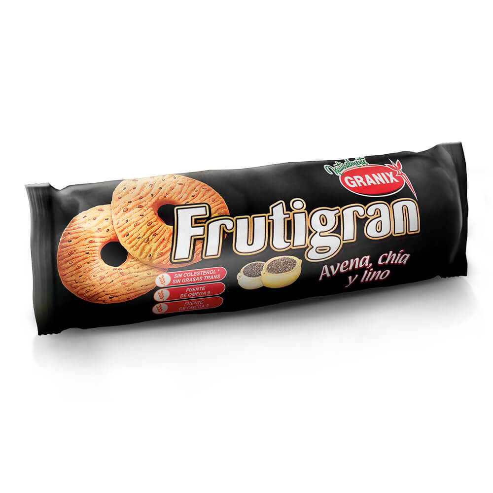 Galletita Frutigran con Chia y Lino Granix 240 Grs