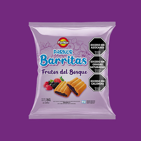 Galletitas Barritas Membrillo Par-Nor 160 Grs