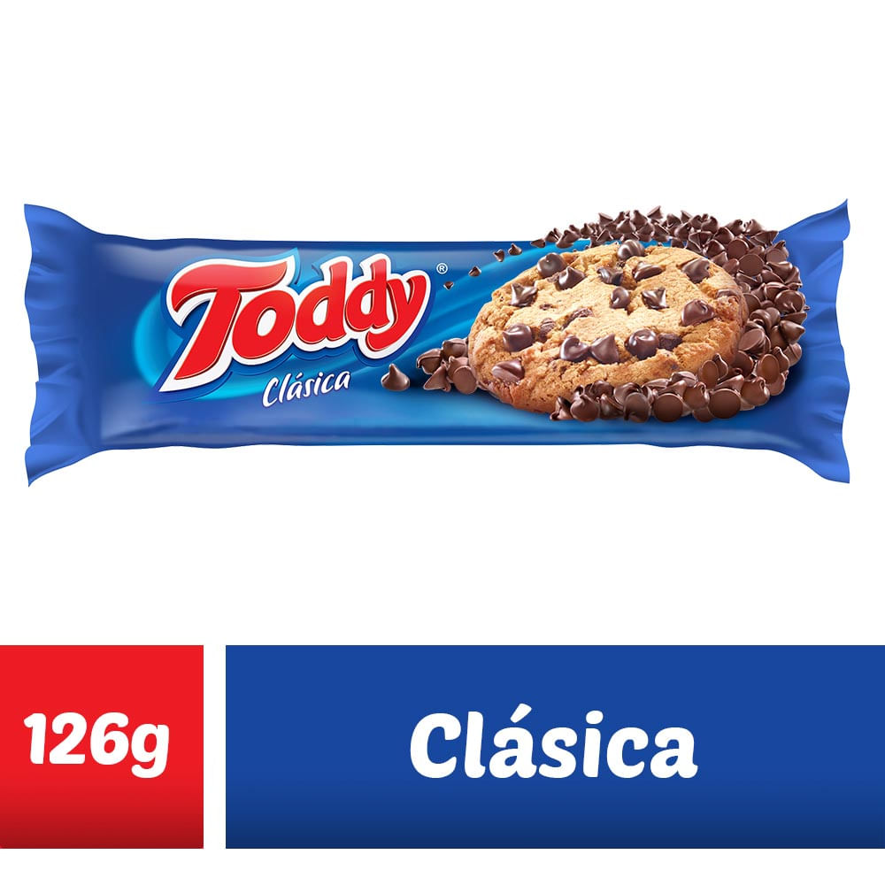 Galletitas C/Chips de Chocolate Nva. Toddy 126 Grs