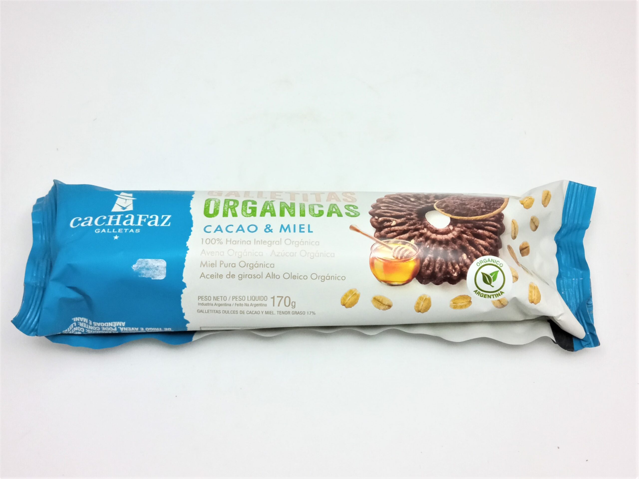 Galletitas Cacao y Miel Cachafaz 170 Grs