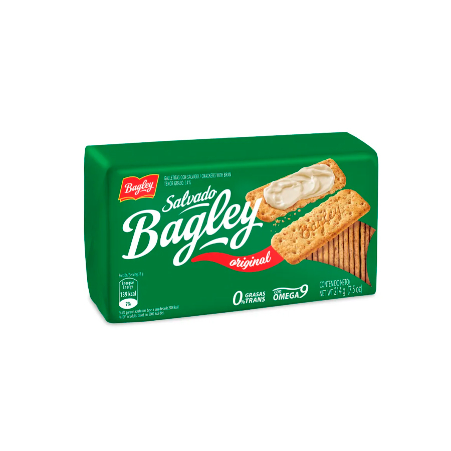 Galletitas Cereales C/Salvado Bagley 169 Grs