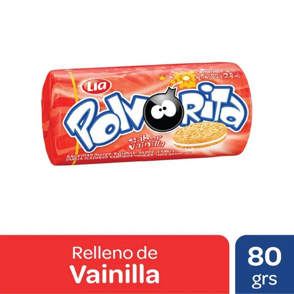 Galletitas Chocolate Rellenas C/Vainill Polvorita 81 Grs
