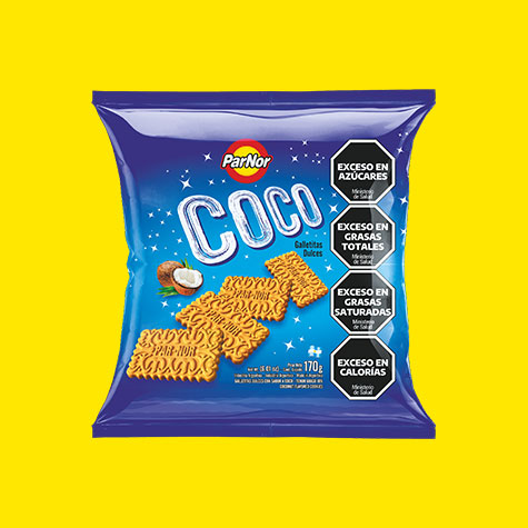 Galletitas Coco Par-Nor 400 Grs