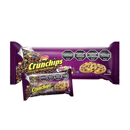 Galletitas Crunchips Colores Gaona 132 Grs