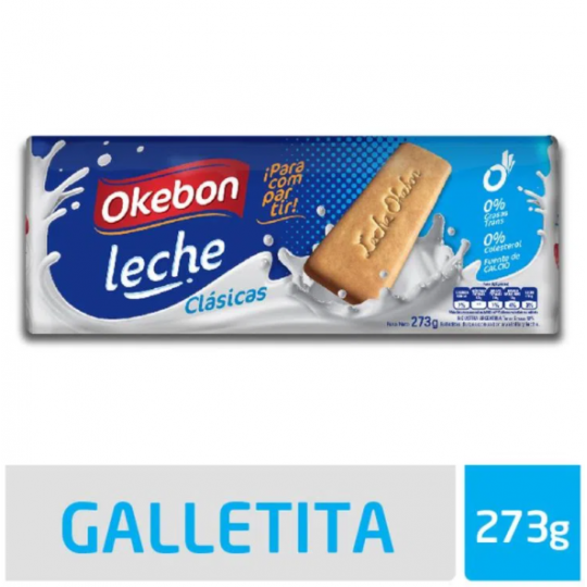Galletitas Dulce de Leche Okebon 273 Grs