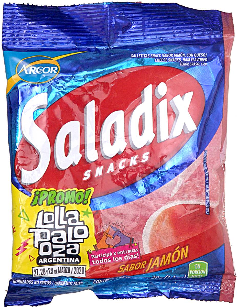 Galletitas Jamon Saladix 40 Grs