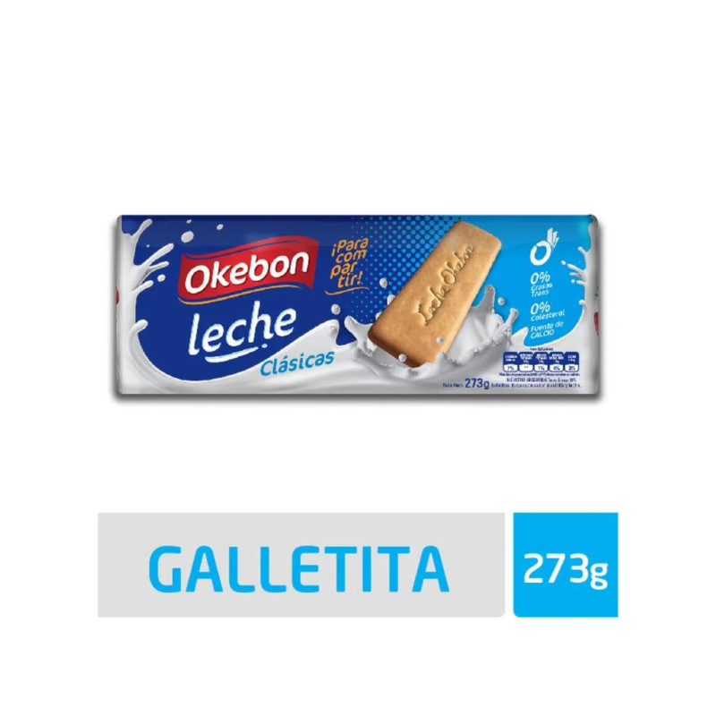 Galletitas Leche Nvo.Oct Okebon 273 Grs