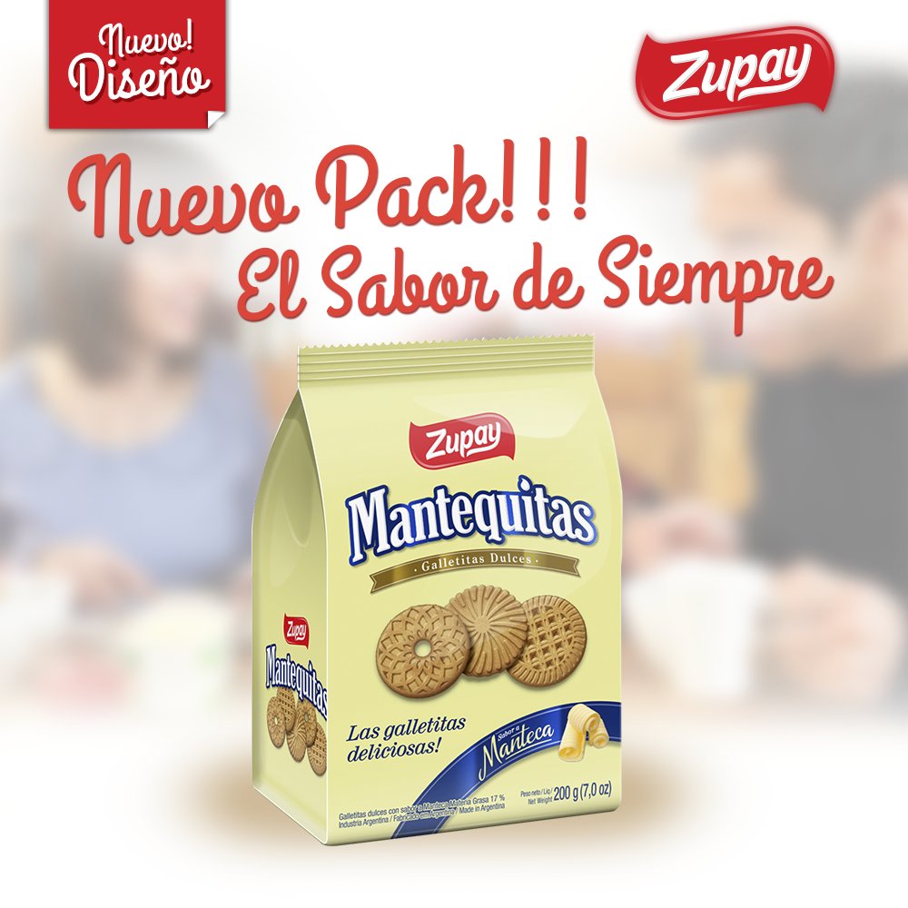 Galletitas Mantequita Zupay 350 Grs