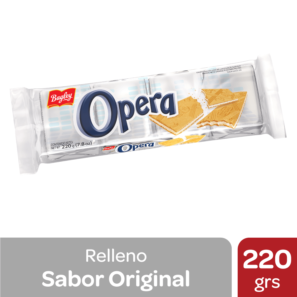 Galletitas Obleas Opera 220 Grs