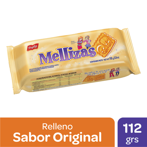 Galletitas Rellenas X3 Mellizas 330 Grs