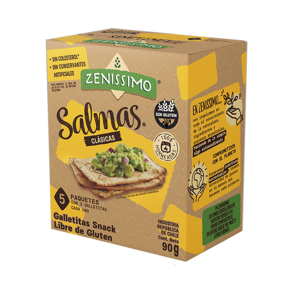 Galletitas Salmas Horneadas ZENISSIMO 90 Grs