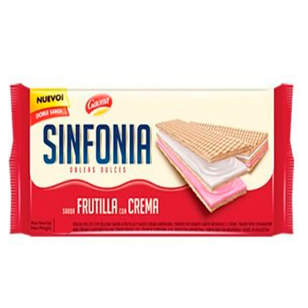Galletitas Sinfonia Duo Dos Chocolates Gaona 100 Grs