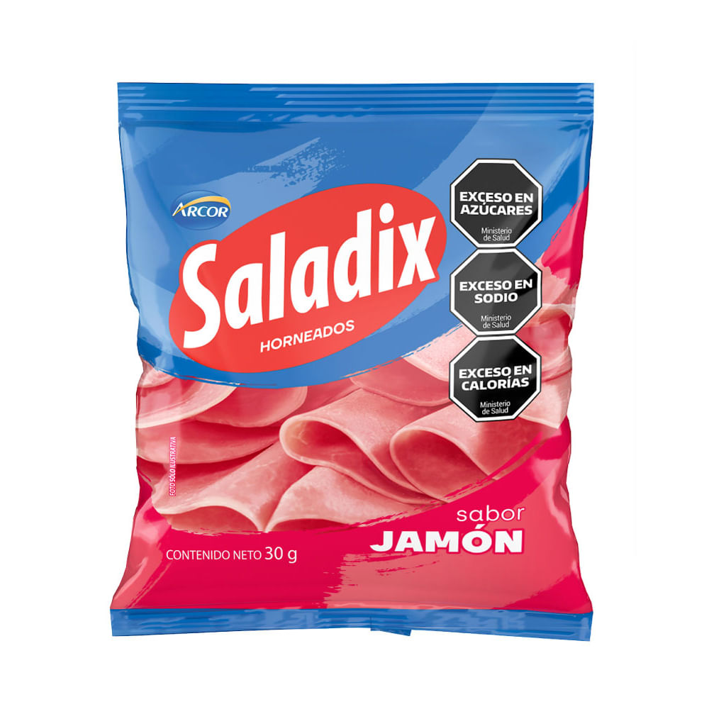 Galletitas Snack Jamon Saladix 30 Grs