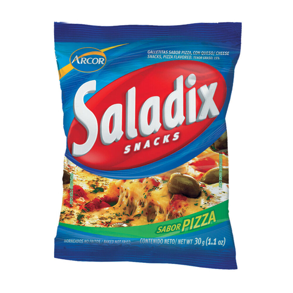 Galletitas Snack Pizza 30%Mas Saladix 40 Grs