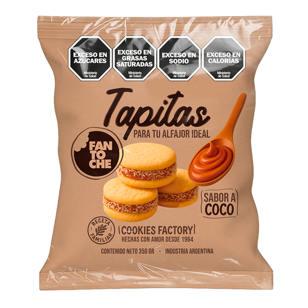 Galletitas Tapitas Fantoche 350 Grs