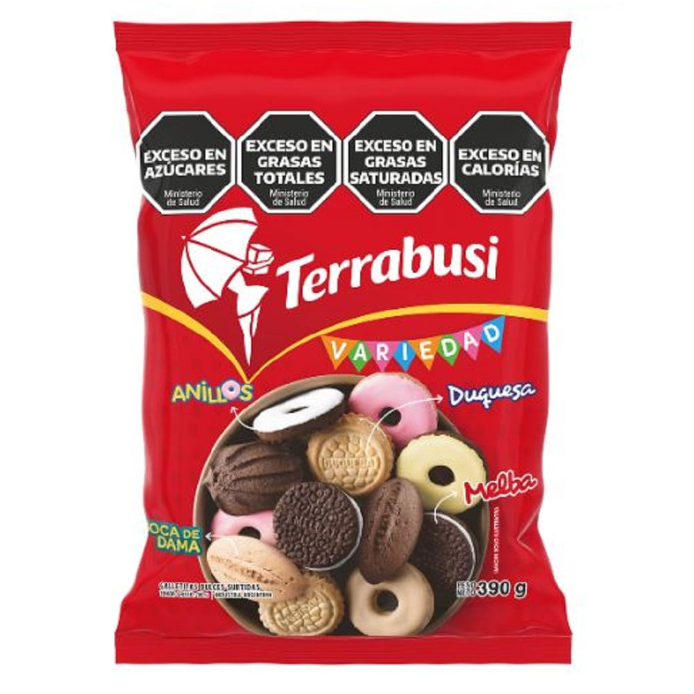 Galletitas Variedad Nvo.Oct Terrabusi 390 Grs