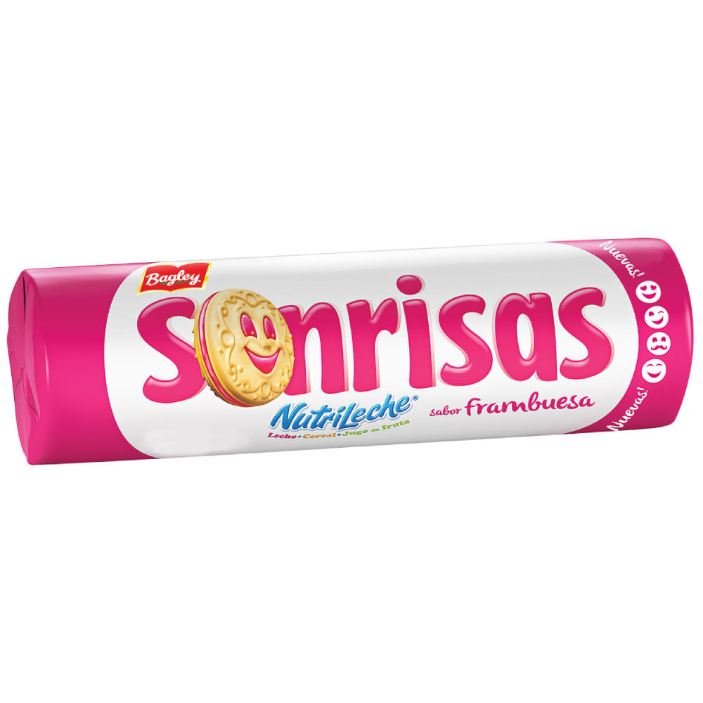 Galletitas de Frambuesa Sonrisas 108 Grs