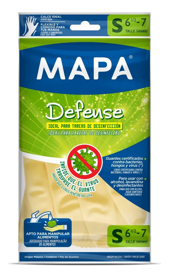 Guantes Defense Anti Virus L Mapa 1 Par