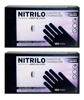 Guantes Descartables XL Nitrilo Lavanda Mediglove 100 Un