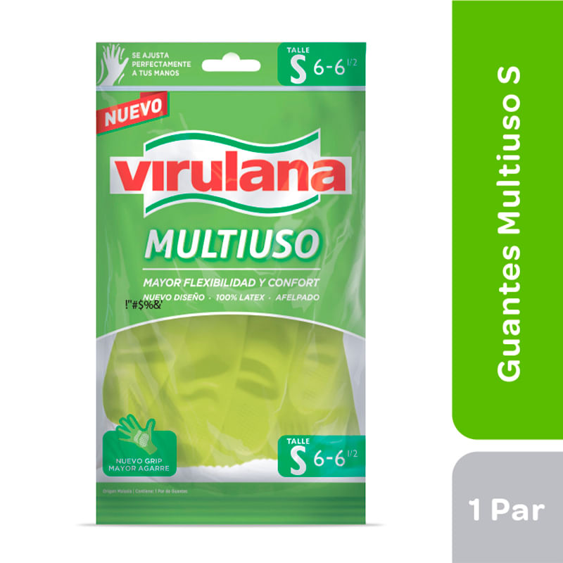 Guantes Goma Chico Virulana 1 Par