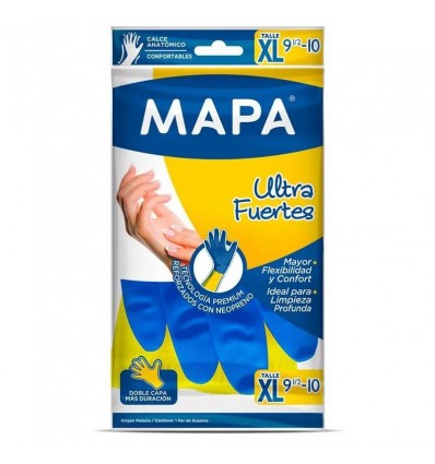 Guantes Ultra Fuertes XL Mapa 1 Par