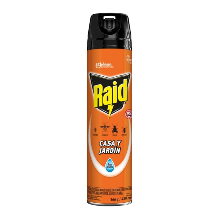 Insecticida Moscas y Mosquitos 5en1 S/O Raid 360 cc