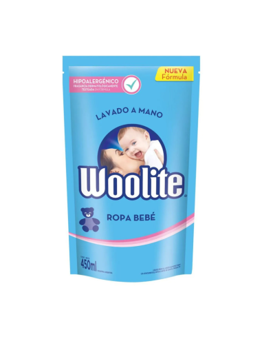 Jab.Liq. Baja Espuma Bebe Woolite 450 ml