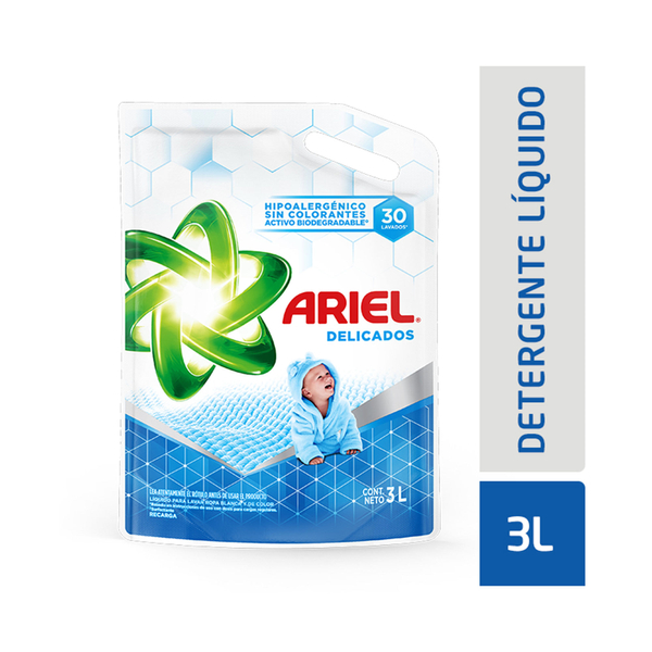 Jab.Liq. Delicados DP Ariel 3 Lts