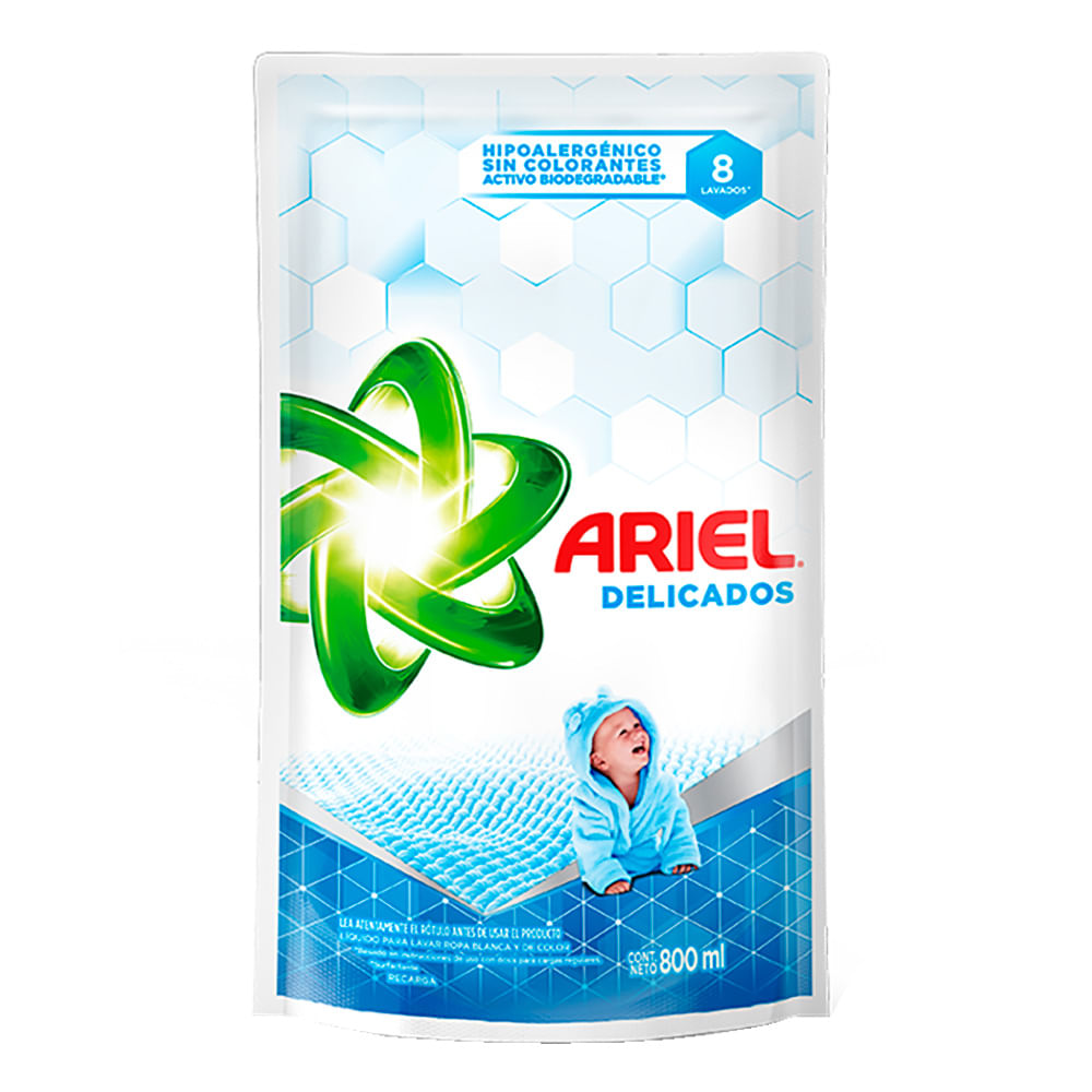 Jab.Liq. Delicados DP Ariel 800 ml