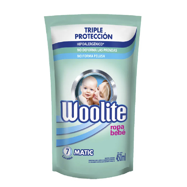 Jab.Liq. Lavado a Mano Bebe DP Woolite 450 ml