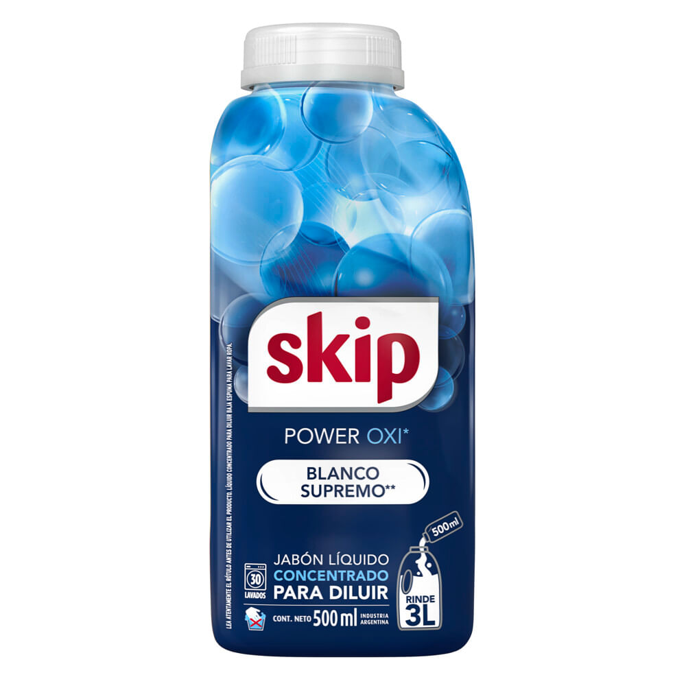 Jab.Liq. P/Diluir Power Oxi Blanco Supr Skip 500 ml