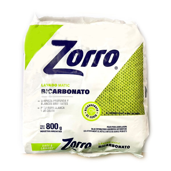Jab.Pvo. Bicarbonato Matic Zorro 800 Grs