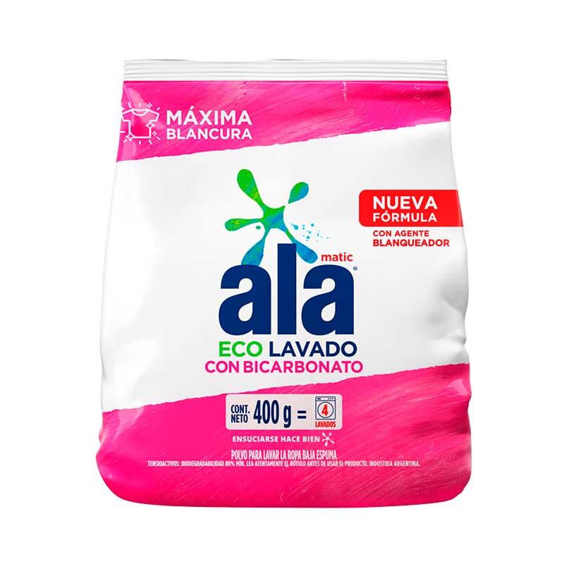 Jab.Pvo. Eco Lavado C/Bicarbonato Ala 400 Grs