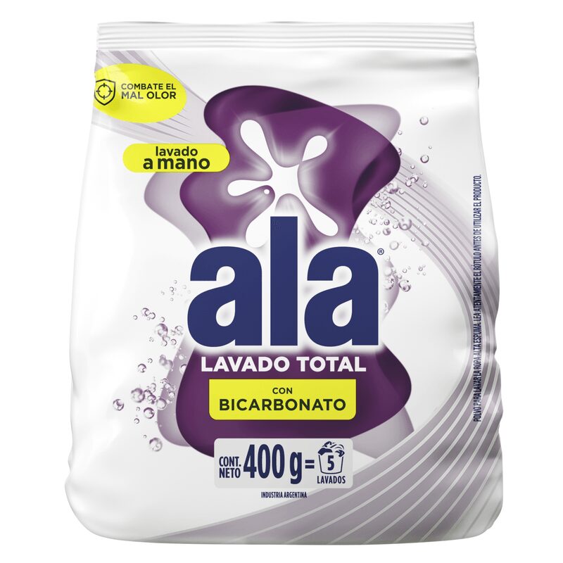 Jab.Pvo. Lavado Total Dual C/Bicarbonat Ala 400 Grs