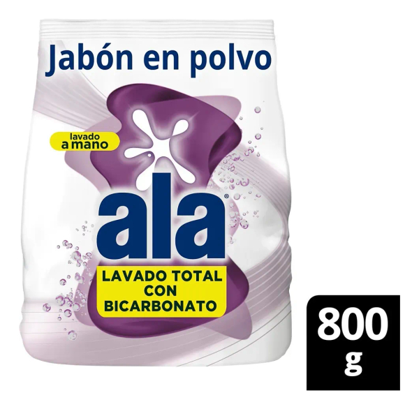 Jab.Pvo. Lavado Total Dual C/Bicarbonat Ala 800 Grs