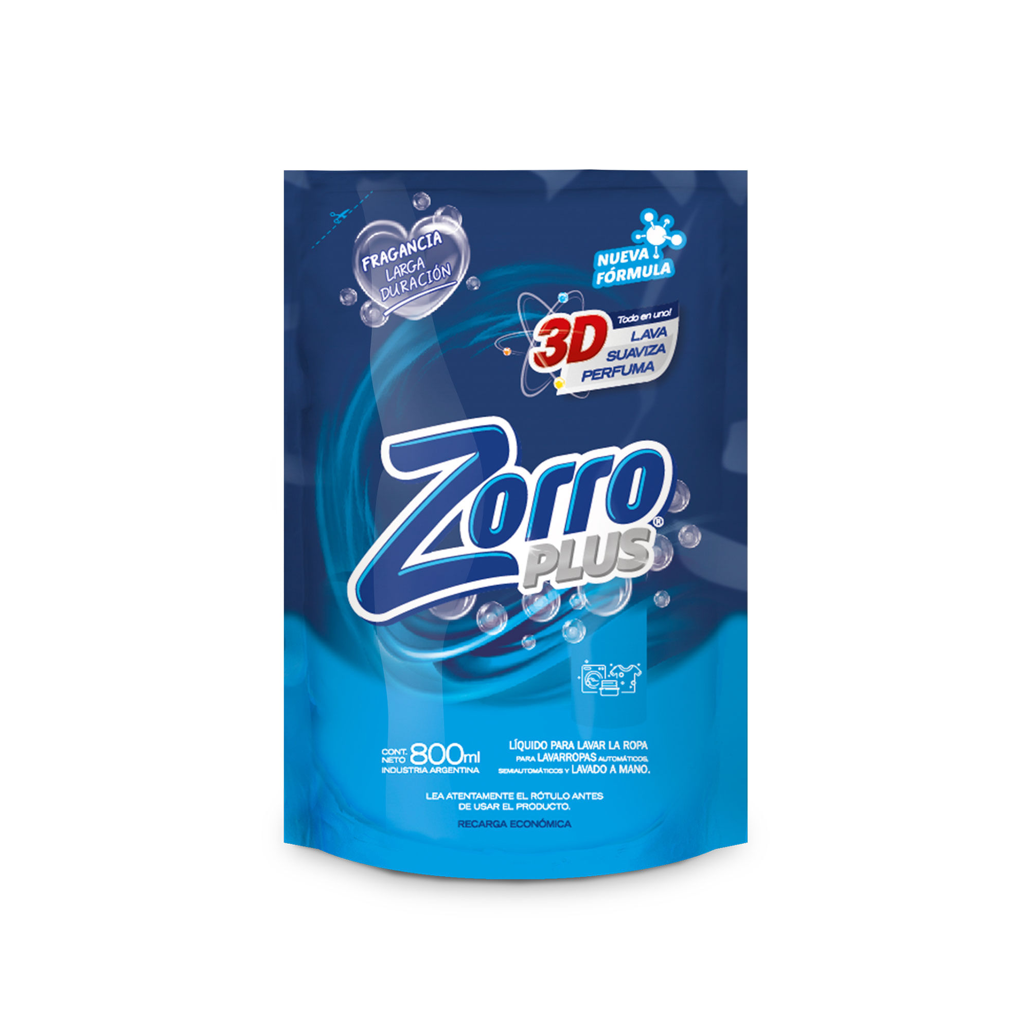 Jab.Pvo. Plus OdorProtect Efecto Duo BE Zorro 800 Grs