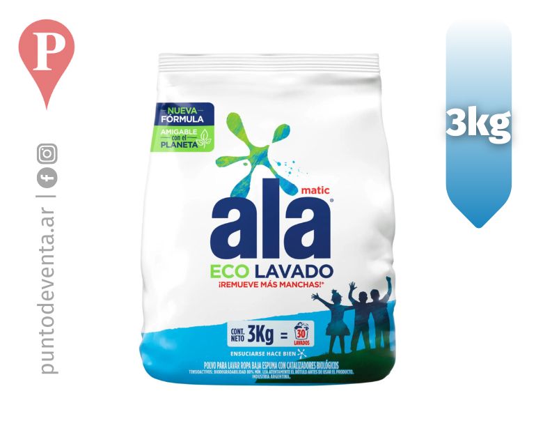 Jab.Pvo Eco Lavado Matic Ala 3 Kgr